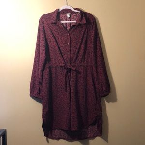 Purple Leopard print dress- Size XXL - A New Day